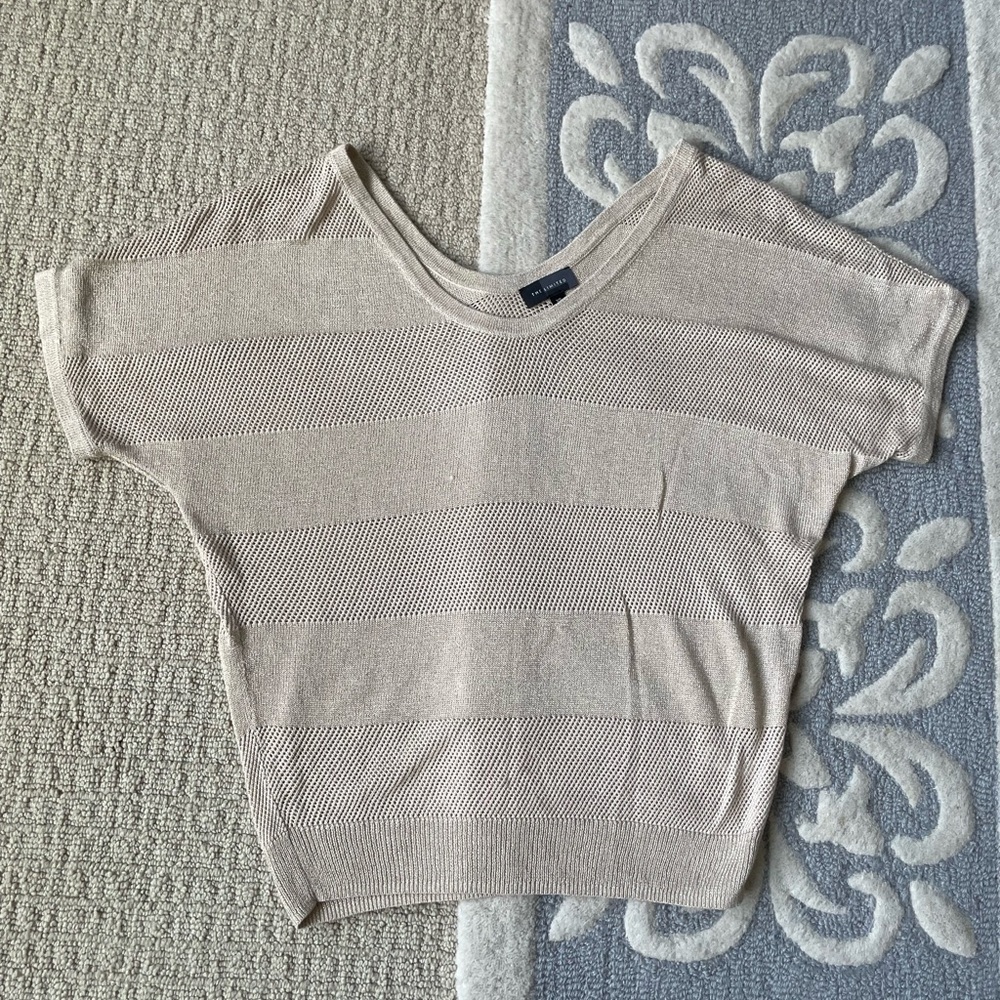 The Limited short sleeve sweater